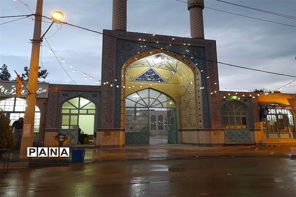 جشن نیمه شعبان در مسجد قائم روستای آبباریک بخش جوادآباد