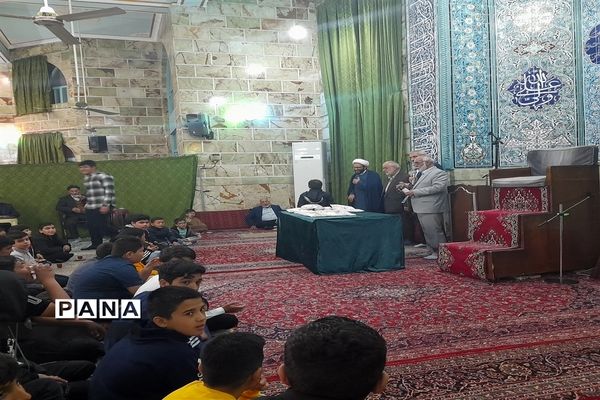 جشن نیمه شعبان در مسجد قائم روستای آبباریک بخش جوادآباد