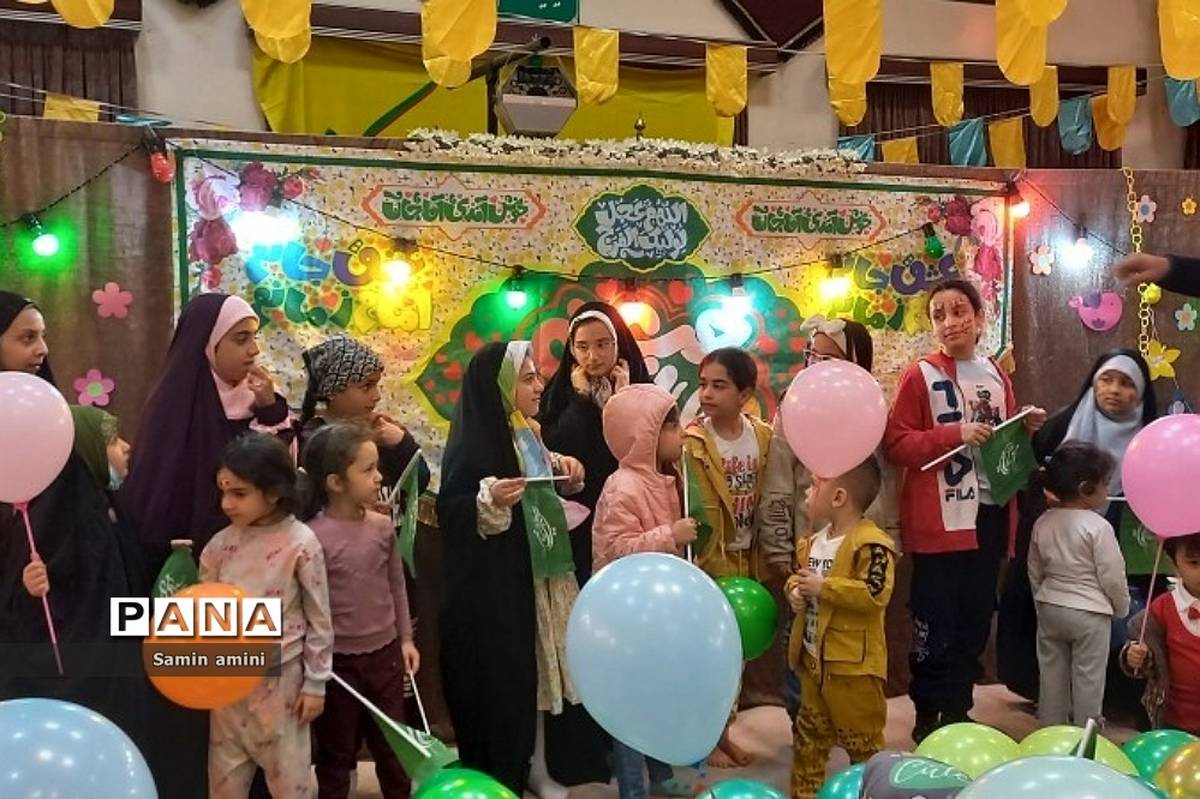 جشن نیمه شعبان ویژه کودکان در دفتر امام‌ جمعه رودهن