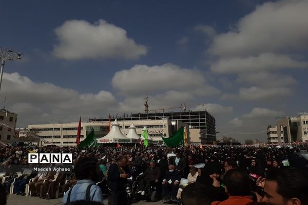 تجمع منتظران ظهور امام عصر (عج)  در مشهد