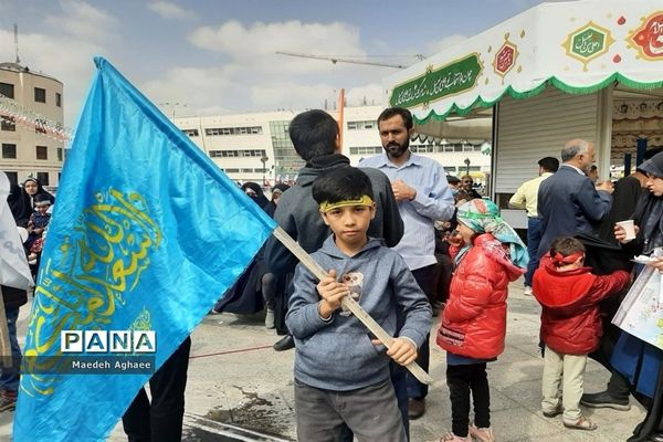 تجمع منتظران ظهور امام عصر (عج)  در مشهد