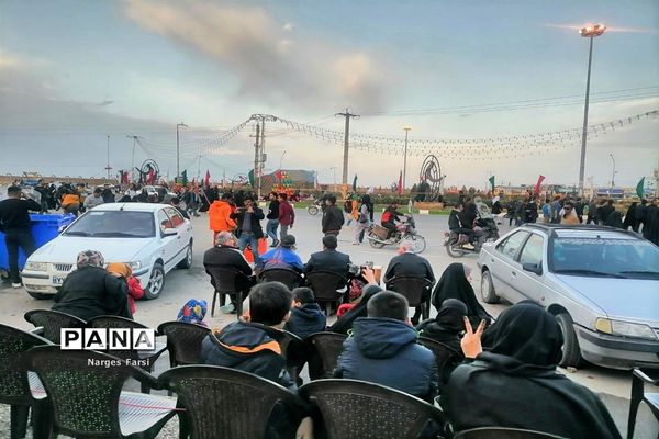 خدمت‌رسانی موکب‌های نیمه شعبان در بلوار پیامبر اعظم قم