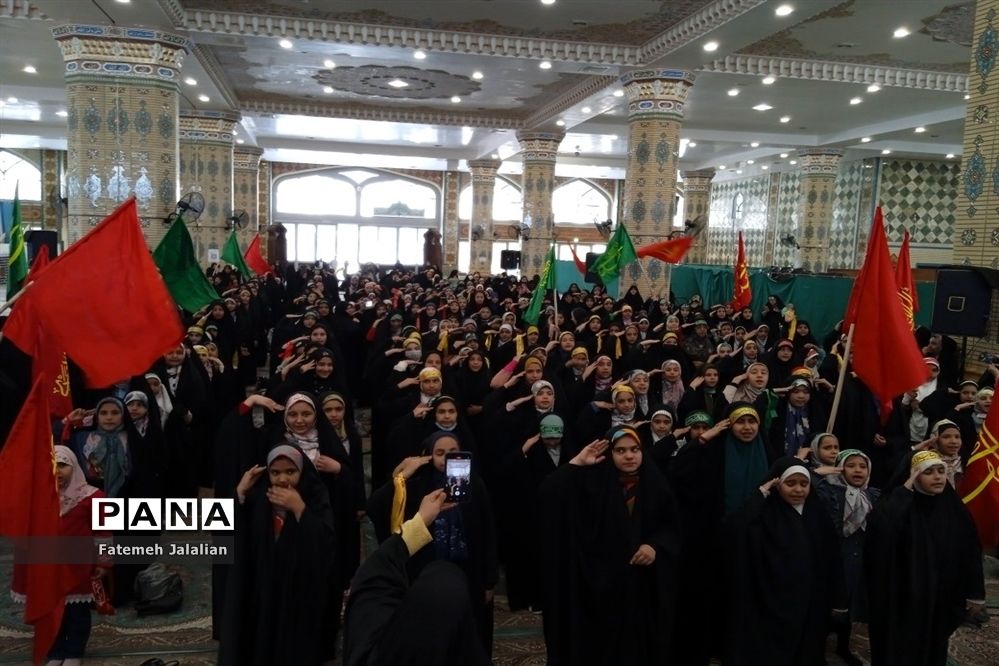 شادپیمایی دختران فاطمی قم به مقصد مسجد مقدس جمکران