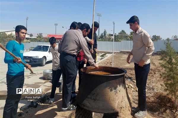 جشن بزرگ میلاد حضرت ولی عصر(عج) دبیرستان نمونه دولتی امام رضا (ع)  بافق