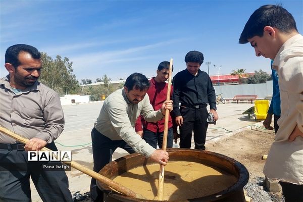 جشن بزرگ میلاد حضرت ولی عصر(عج) دبیرستان نمونه دولتی امام رضا (ع)  بافق