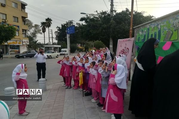ایستگاه صلواتی به مناسبت  میلاد حضرت مهدی موعود (عج) در بوشهر