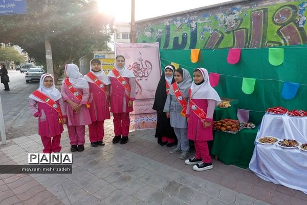 ایستگاه صلواتی به مناسبت  میلاد حضرت مهدی موعود (عج) در بوشهر
