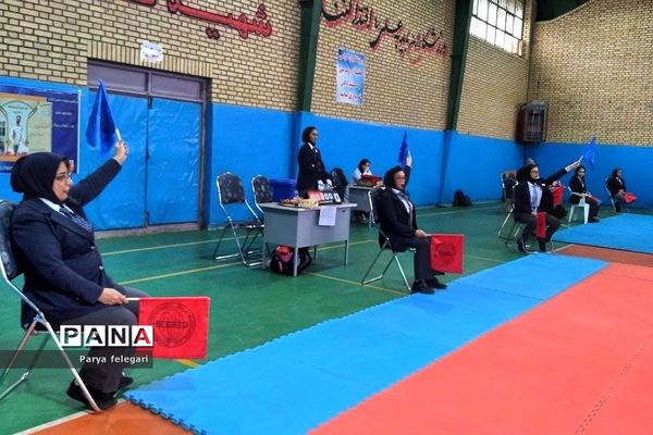 برگزاری مسابقات استانی کاراته بانوان به میزبانی شهرستان قرچک