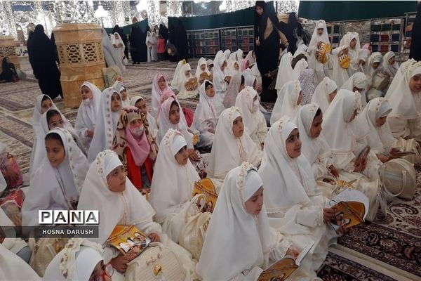 جشن تکلیف دختران دبستان شهدای فرهنگی ناحیه۷ مشهد مقدس