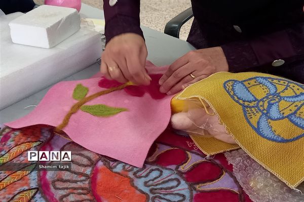 برگزاری کارگاه کچه‌دوزی در جوادآباد