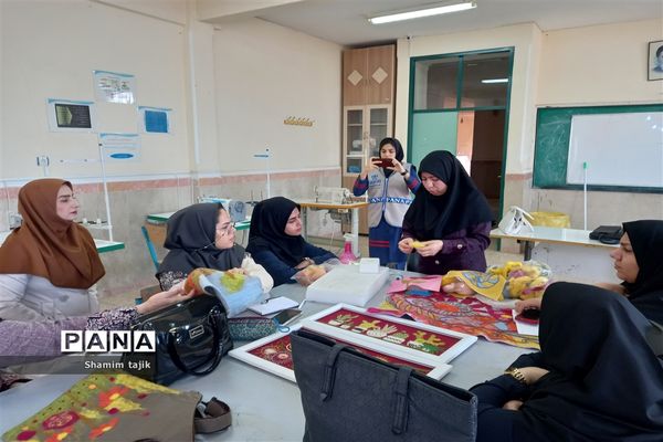 برگزاری کارگاه کچه‌دوزی در جوادآباد