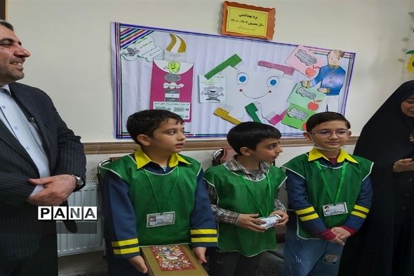 افتتاح اتاق بهداشت دبستان پسرانه کچویی در شهرستان ورامین