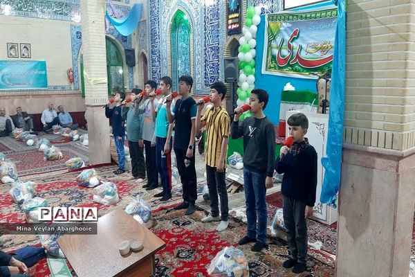 تهیه و توزیع شش صد بسته کمک معیشتی در پایگاه مقاومت بسیج المهدی (عج) شهرستان پیشوا