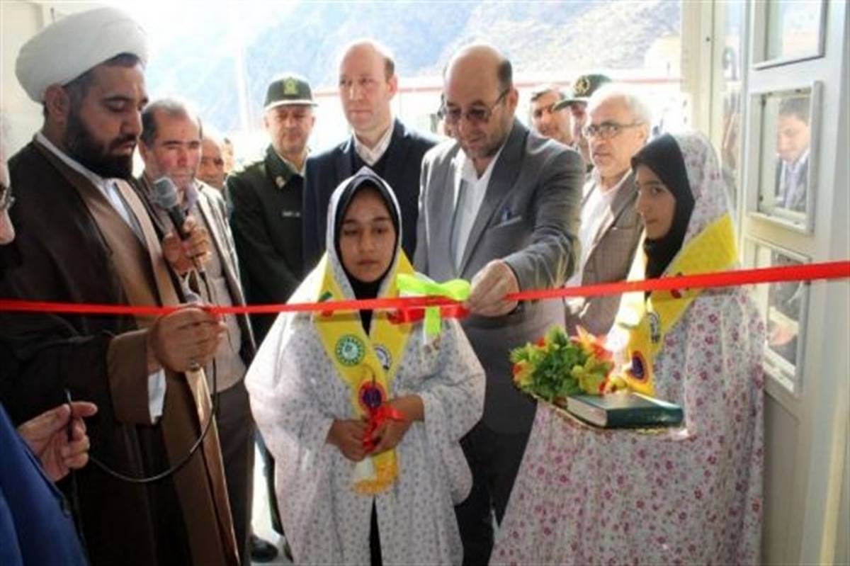 افتتاح مدرسه شش کلاسه در روستای مرزآباد خداآفرین