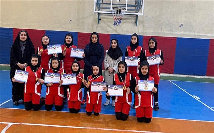 مقام سوم بسکتبال دختران ابتدایی در شهرستان های تهران توسط شهرقدس کسب شد