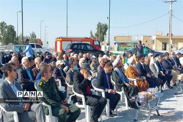 بهره‌برداری از آب انبار خیر‌‌ساز در شهر انارک با حضور مسئولان استانی