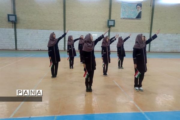 برگزاری المپیاد ورزشی دبیرستان الزهرا ابرکوه