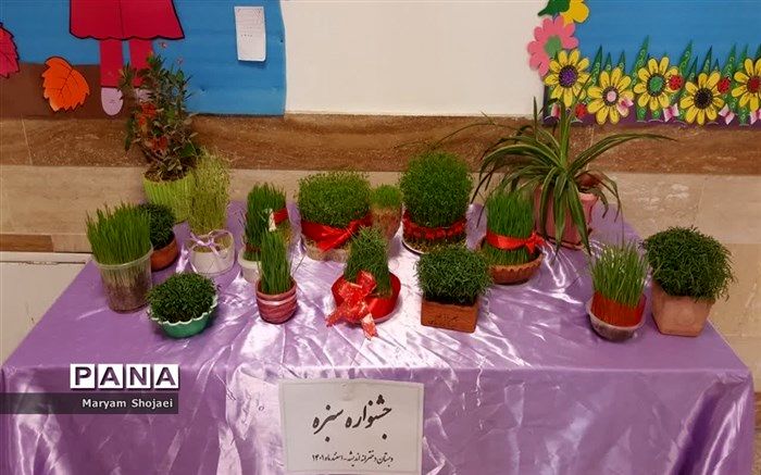 برگزاری جشنواره سبزه در دبستان بوستان شهرستان بن/فیلم