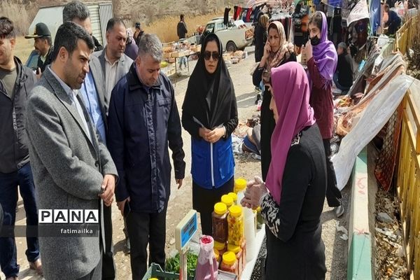 بازدید مسئولان شهرستان فیروزکوه از بازار عید