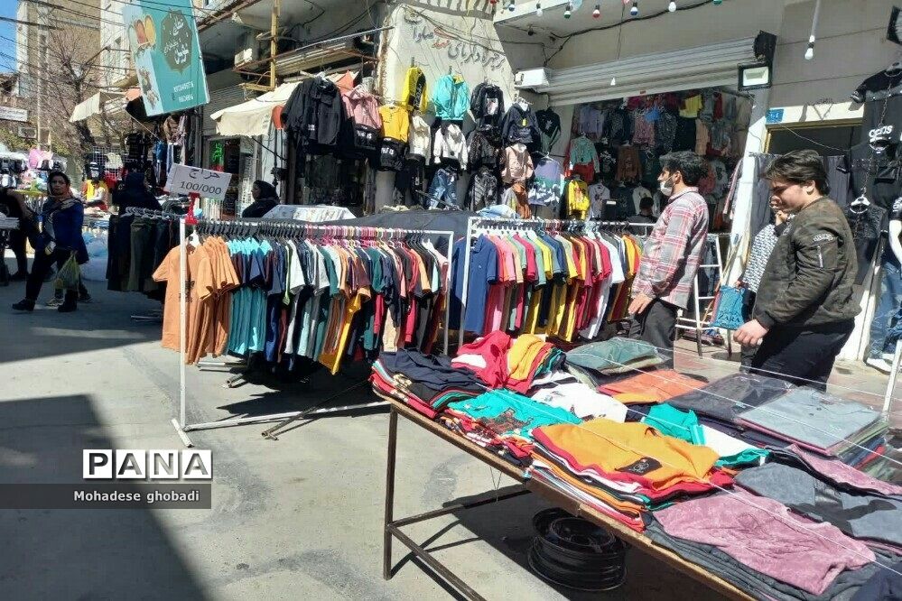 حال و هوای مردم در بازار صالحیه در روزهای پایانی اسفند