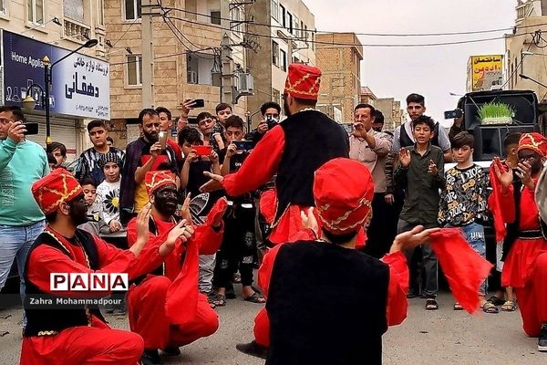 کاروان شادپیمایی و استقبال از نوروز در شهرستان بهارستان