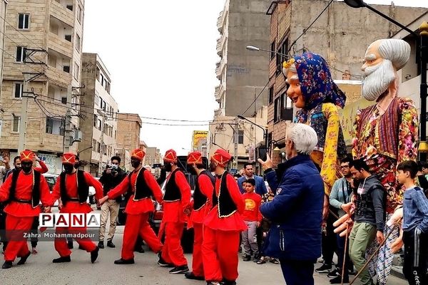 کاروان شادپیمایی و استقبال از نوروز در شهرستان بهارستان