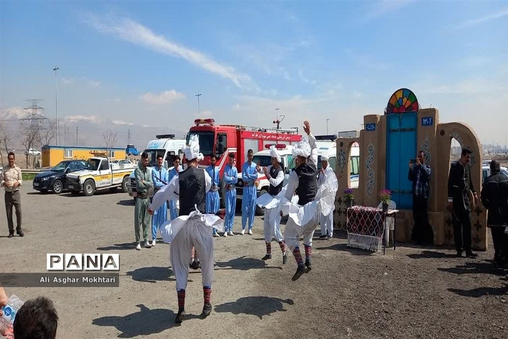 خدمت‌رسانی  شهرستان نظرآباد در استقبال از مسافران  نوروز ۱۴۰۲