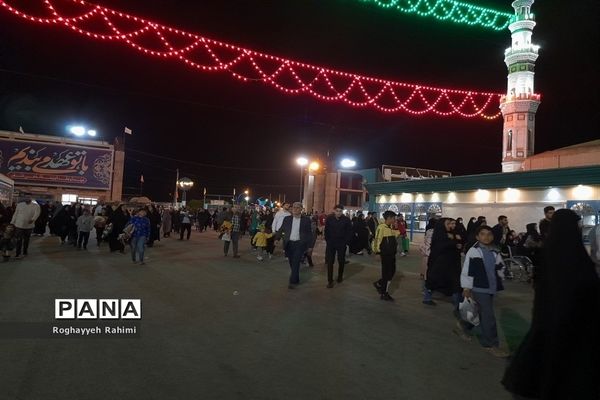 لحظات تحویل سال در مسجد مقدس جمکران