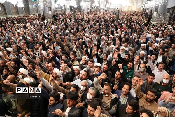 سخنرانی رهبر معظم انقلاب اسلامی در اجتماع زائران و مجاوران حرم مطهر رضوی