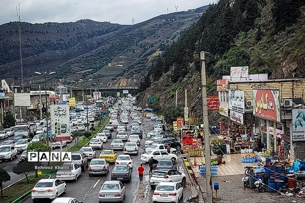 ترافیک نیمه‌سنگین در محورهای ورودی به شهرهای شمالی کشور