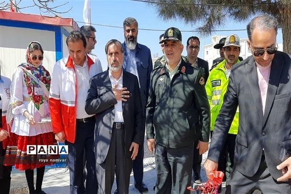 افتتاحیه طرح ایمنی و سلامت پایگاه هلال احمر شهرستان مانه و سملقان