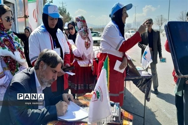 افتتاحیه طرح ایمنی و سلامت پایگاه هلال احمر شهرستان مانه و سملقان