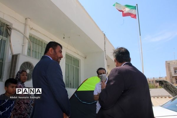 بازدید مدیرکل آموزش و پرورش استان بوشهر از  اسکان مسافران نوروزی