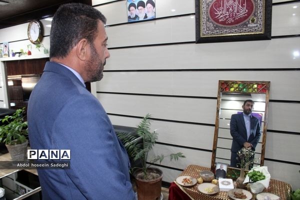 بازدید مدیرکل آموزش و پرورش استان بوشهر از  اسکان مسافران نوروزی