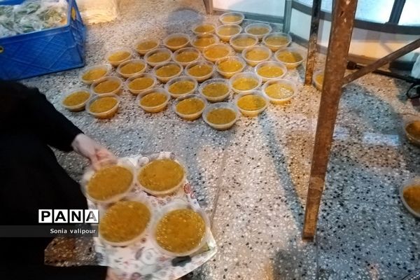 ضیافت افطاری در بهشت زهرای  تهران