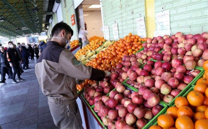 گزارش تعزیرات حکومتی درباره بازار میوه شب عید