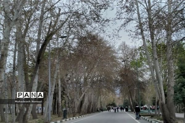 طبیعت بهاری بوستان شهید چمران شهرستان کرج