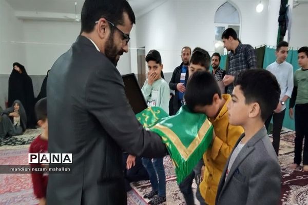 محفل انس با قرآن در مسجد جامع روستای نظام محله گلوگاه