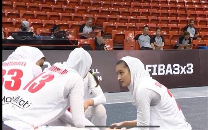 شکست بسکتبال سه نفره دختران ایران در اولین بازی