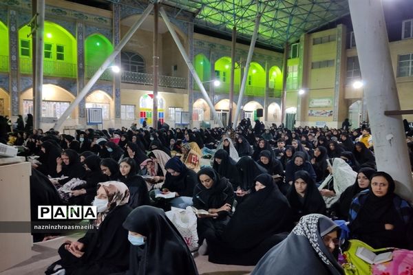 مراسم احیای شب نوزدهم ماه رمضان درمسجد رسول اکرم(ع) الوند