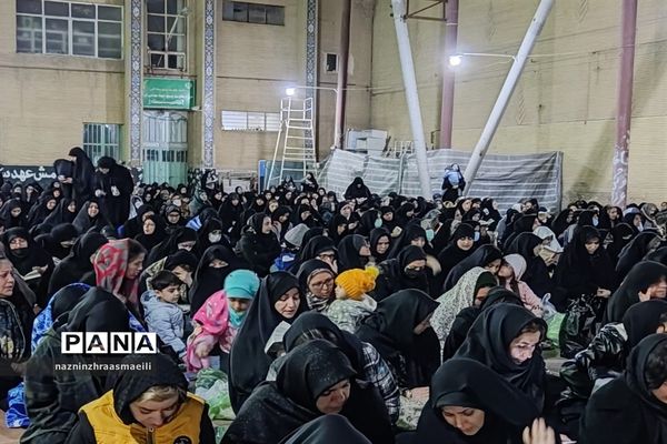 مراسم احیای شب نوزدهم ماه رمضان درمسجد رسول اکرم(ع) الوند