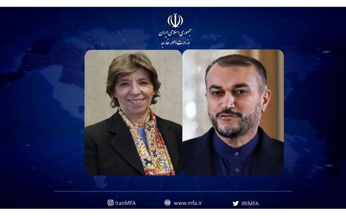 گفت‌وگوی وزرای امور خارجه ایران و فرانسه در پکن