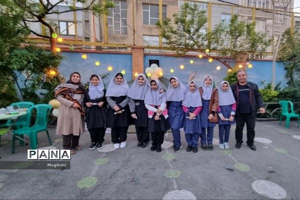 جشن میلاد امام حسن مجتبی (ع) در دبستان پروین اعتصامی منطقه ۱۳