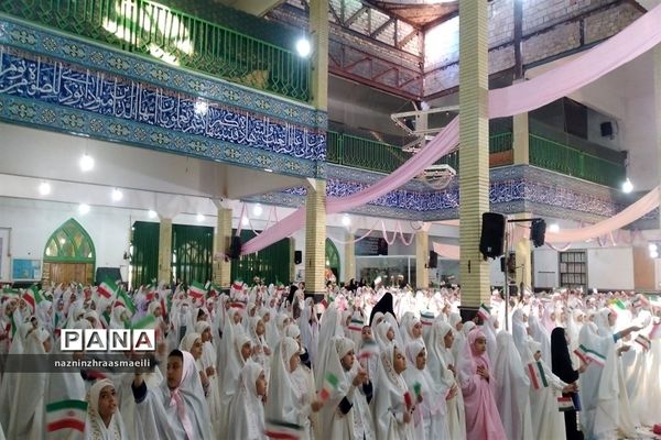 گردهمایی بزرگ دختران روزه اولی شهر الوند استان قزوین