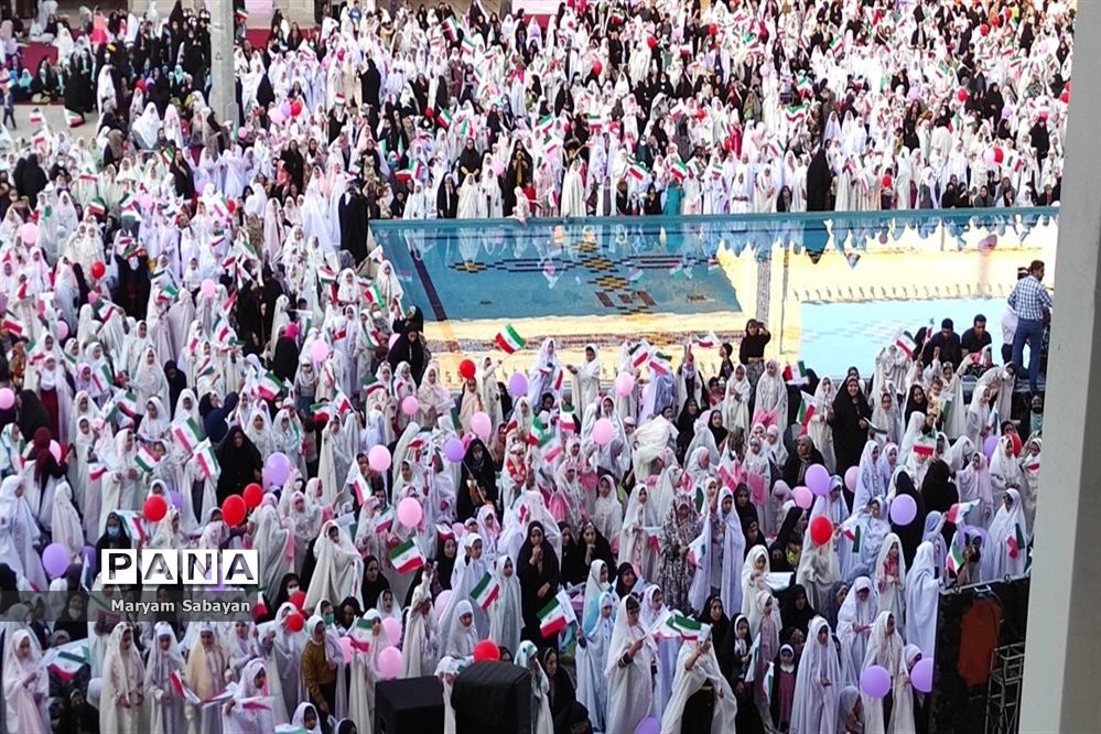 جشن بزرگ نمک پروردگان حسنی ویژه دختران روزه اولی ‌در شیراز