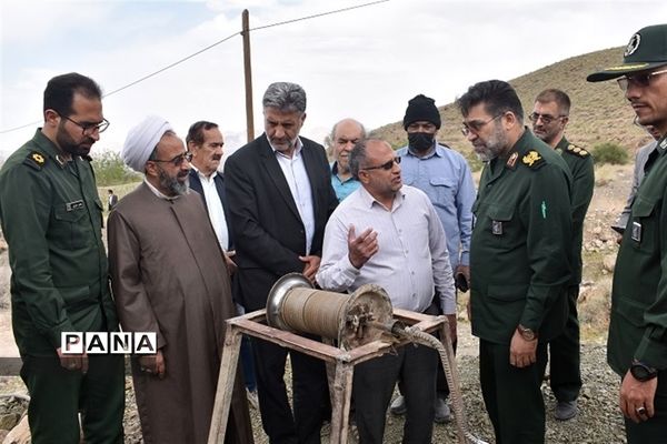 سفر یک روزه فرمانده سپاه الغدیر یزد به شهرستان بهاباد