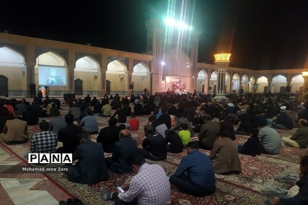 احیای شب نوزدهم ماه رمضان  در آرامگاه شهید مدرس، کاشمر