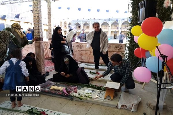 برگزاری جشن  تولد دانش‌آموز شهید  محمدرضا کشاورز در حرم مطهر شاهچراغ (ع)