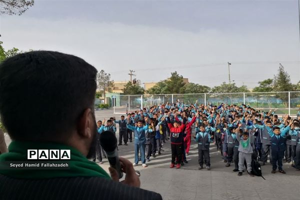 مراسم عزاداری شهادت امام علی(ع) در دبستان حضرت قاسم ابن الحسن ناحیه یک یزد