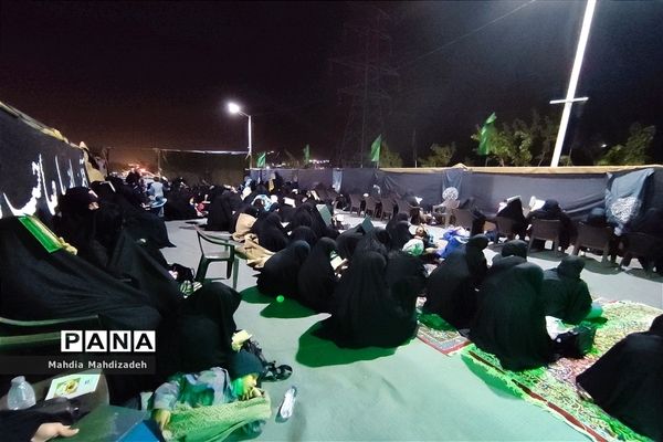 مراسم عزاداری شهادت امیرالمؤمنین و احیای بیست و یکم ماه رمضان در جوار شهدای مدافع حرم